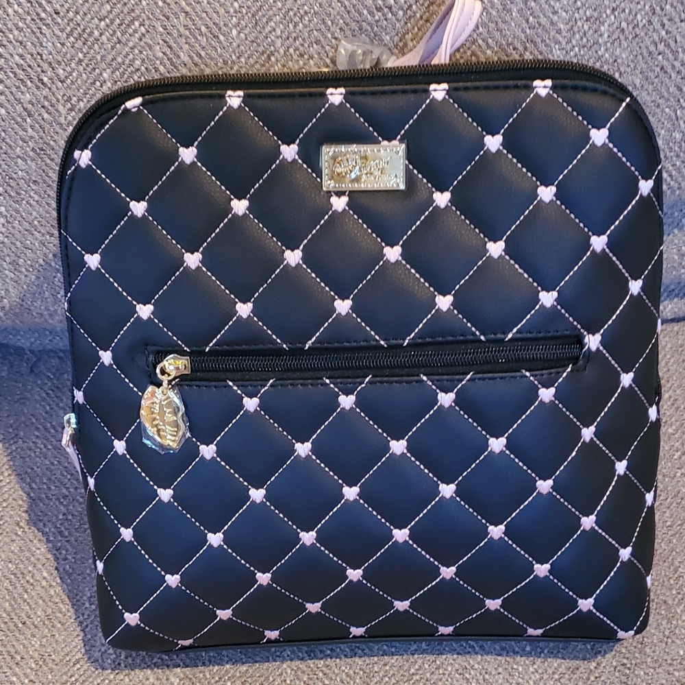 Betsey Johnson Trendy Hearts backpack NWT